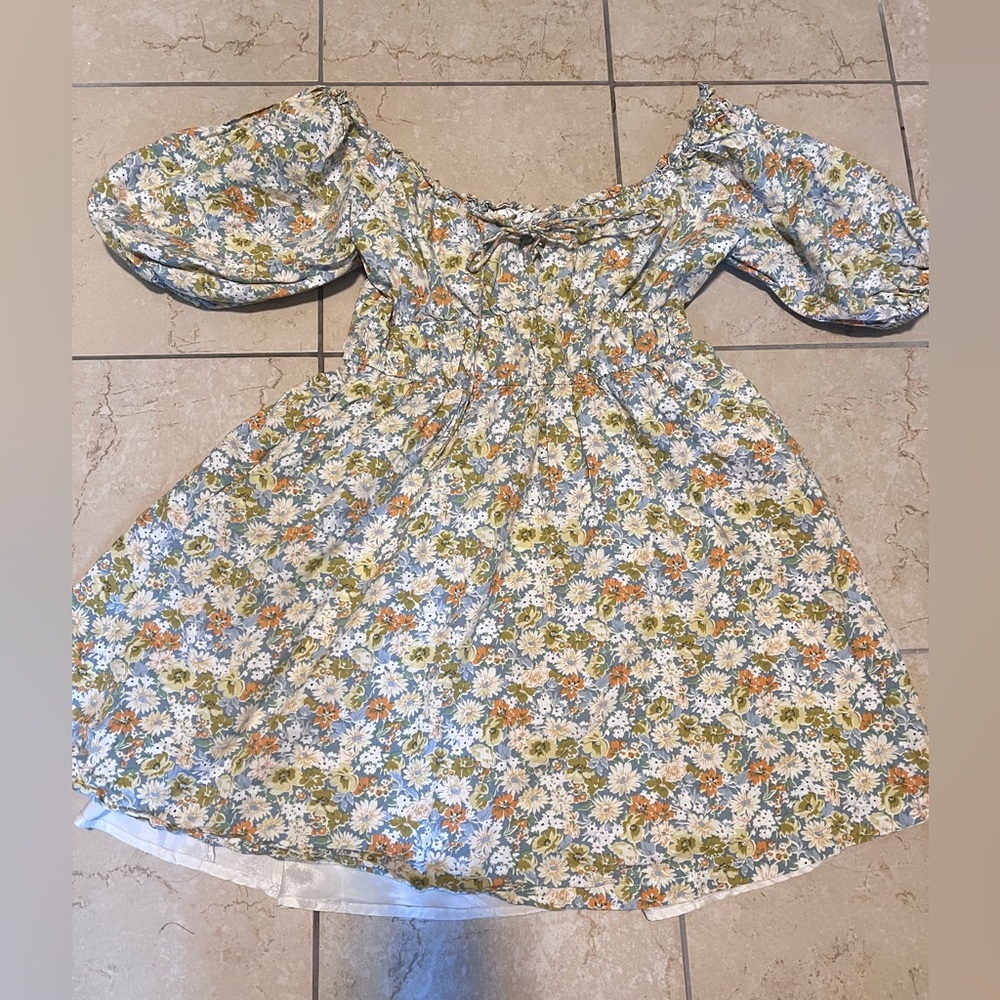 &merci Babydoll Floral Dress